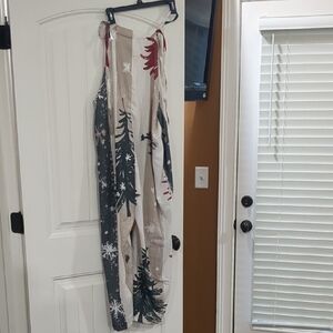 Women's Christmas Holiday Stylish Multicolor Jumpsuit Size XL